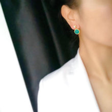 Load image into Gallery viewer, 2021 Autumn Original Amazonite Pearl Earrings Exquisite and Elegant Ladies Silver Jewelry
