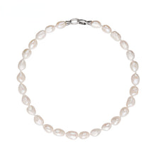 Load image into Gallery viewer, Natural White Freshwater Baroque Pearl Beaded Necklace/Bracelet for Ladies
