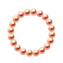 Load image into Gallery viewer, 6/8/10mm Luxury Pink Fresh Shell Pearl Beaded Bracelet
