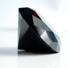 Load image into Gallery viewer, Handcrafted Black Obsidian Diamond Chakra Energy Healing Crystal
