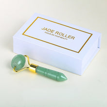 Load image into Gallery viewer, Natural Jade Roller Multi Crystal Massage Stick Face Eye Nose Massager
