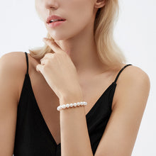 Load image into Gallery viewer, Genuine Natural White Freshwater Pearl Beaded Bracelet For Ladies
