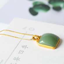 Load image into Gallery viewer, Lokaloca Natural Fine Jade Pendant Necklace
