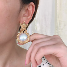 Load image into Gallery viewer, Handmade Gold-plating Baroque Pearl Stud Earrings
