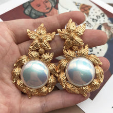 Load image into Gallery viewer, Handmade Gold-plating Baroque Pearl Stud Earrings
