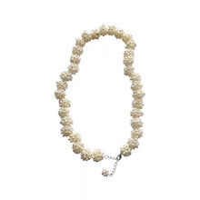 Load image into Gallery viewer, British Natural Freshwater Pearl Beaded Choker Necklace for Ladies
