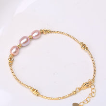 Load image into Gallery viewer, Minimalist Natural Freshwater Pearl Bangle Bracelet for Ladies
