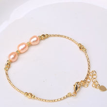 Load image into Gallery viewer, Minimalist Natural Freshwater Pearl Bangle Bracelet for Ladies
