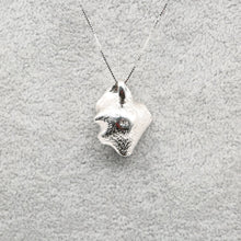 Load image into Gallery viewer, Natural Black Freshwater Pearl Pendant Necklace with 925 Sterling Silver Chain
