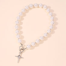 Load image into Gallery viewer, Elegant Pearl Beaded Cross Pendant Choker Necklaces
