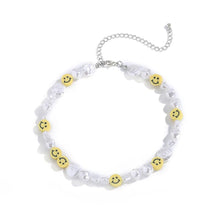 Load image into Gallery viewer, Smilling Charm irregular Baroque Pearl Choker Necklace
