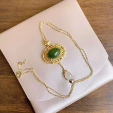 Load image into Gallery viewer, Lokaloca Designer Original Natural Fine Jade Pendant Necklace
