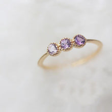 Load image into Gallery viewer, Designer Craft Silver Inlaid Natural Amethyst Opening Adjustable Ring Elegant Charm Creative Retro Female  Jewelry
