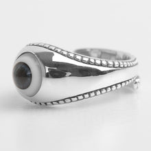 Load image into Gallery viewer, Designer Creative Opening Adjustable Eyeball Thailand Silver Trendy Men and Women Flow Jewelry
