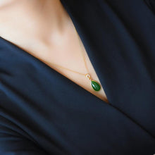 Load image into Gallery viewer, Lokaloca Original Jade Jasper Drop-shaped Pendant Necklace
