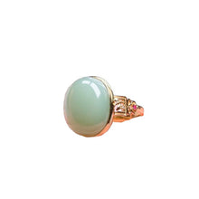 Load image into Gallery viewer, Lokaloca Original Natural Fine Jade Opening Adjustable Ring
