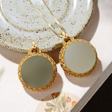 Load image into Gallery viewer, Designer Original Craftsmanship Inlaid Fine Jade Necklace Pendant Vintage Style Jewelry
