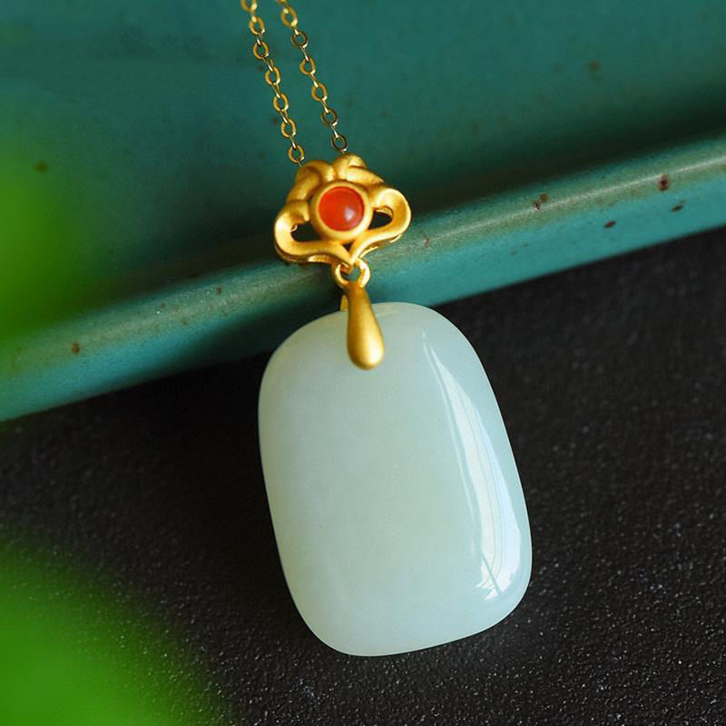 Lokaloca Original Fine Jade Pendant Necklace