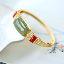 Load image into Gallery viewer, Lokaloca Original New Natural Fine Jade Open Bracelet
