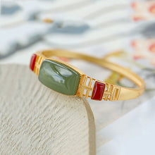 Load image into Gallery viewer, Lokaloca Original New Natural Fine Jade Open Bracelet
