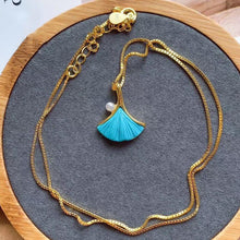 Load image into Gallery viewer, Designer Original Natural Turquoise Necklace Pendant ElegantLadies Silver Jewelry
