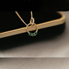 Load image into Gallery viewer, Designer Original Silver Inlaid Zircon Clavicle Necklace Pendant Luxury Fashion Women&#39;s Jewelry
