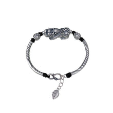 Load image into Gallery viewer, Designer Original Brave Fortune Pi Yao Bracelet Exquisite Charm Men&#39;s Silver Jewelry
