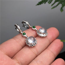 Load image into Gallery viewer, Designer Original Chalcedony Earrings Elegant Charm Creative Retro Female Silver Jewelry
