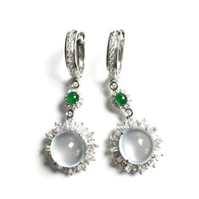 Load image into Gallery viewer, Designer Original Chalcedony Earrings Elegant Charm Creative Retro Female Silver Jewelry
