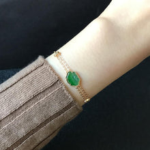 Load image into Gallery viewer, Designer&#39;s Original Elegant All-match Brand Jade Inlaid Bracelet Ladies Jewelry
