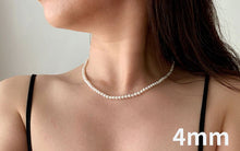 Load image into Gallery viewer, 4/6/8/10mm Luxury White Shell Pearl Beaded Choker Necklace For Lady
