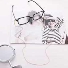 Load image into Gallery viewer, French Trendy Fashion Sunglasses Beaded Pearl Chain Necklace
