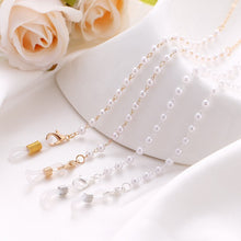 Load image into Gallery viewer, French Trendy Fashion Sunglasses Beaded Pearl Chain Necklace
