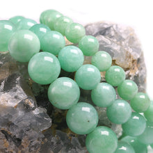 Load image into Gallery viewer, Lokaloca Natural Burmese Green Jade Beaded Jewelry Bracelet
