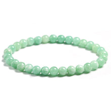 Load image into Gallery viewer, Lokaloca Natural Burmese Green Jade Beaded Jewelry Bracelet
