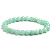 Load image into Gallery viewer, Lokaloca Natural Burmese Green Jade Beaded Jewelry Bracelet
