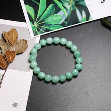 Load image into Gallery viewer, Lokaloca Natural Burmese Green Jade Beaded Jewelry Bracelet
