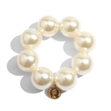 Load image into Gallery viewer, 3Pcs/Set Luxury Big Pearl Beaded Necklace Bracelet Earrings Set
