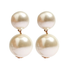 Load image into Gallery viewer, 3Pcs/Set Luxury Big Pearl Beaded Necklace Bracelet Earrings Set
