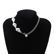 Load image into Gallery viewer, Designer Gothic Baroque Pearl Beaded Pendant Choker Necklace
