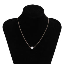 Load image into Gallery viewer, 2pcs Set Minimalist Pearl Pendant Choker Necklace &amp; Bracelet Set
