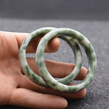 Load image into Gallery viewer, Lokaloca Handcrafted Natural Burma Jade Bangle Bracelet
