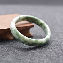 Load image into Gallery viewer, Lokaloca Handcrafted Natural Burma Jade Bangle Bracelet
