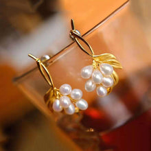 Load image into Gallery viewer, 2021 Autumn New Leaf Shape Pearl  Earrings Exquisite Ladies Silver Jewelry
