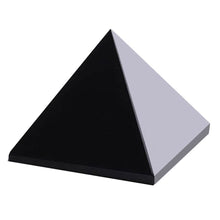 Load image into Gallery viewer, 1.57inch Handcrafted Natural Black Obsidian Pyramid Chakra Healing Energy Crystal Decor
