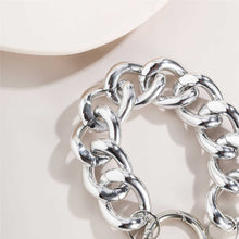 Load image into Gallery viewer, Stylish Miami Cuban Link Chain Pearl Chunky Lock Chain Bracelet
