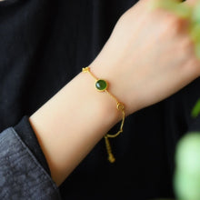 Load image into Gallery viewer, Lokaloca New Design Natural Fine Jade Charm Bracelet
