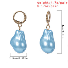 Load image into Gallery viewer, Handmade Baroque Pearl Dangle Earring for Women
