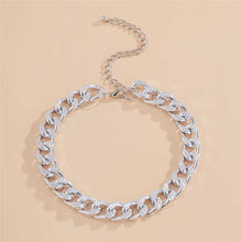 Load image into Gallery viewer, Splendid Cuban Necklace Punk Vintage Chunky Thick Link Aluminum Chain Choker Necklace
