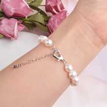 Load image into Gallery viewer, Genuine Natural White Freshwater Pearl Beaded Bracelet For Ladies
